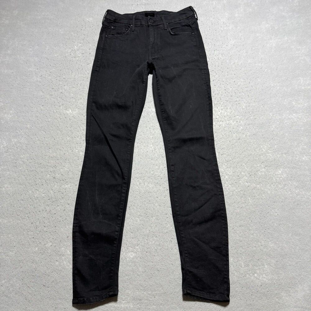 Mother Jeans Women's Sjze 26 Black The Looker Skinny Stretch Ankle Not Guilty